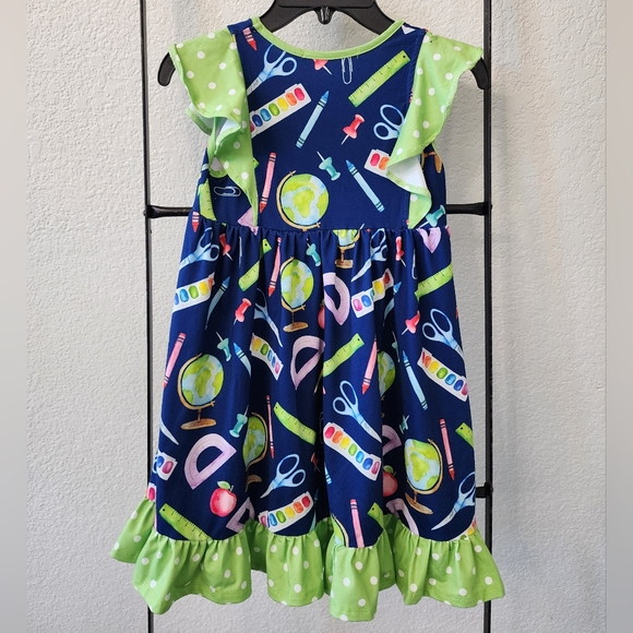 Millie Loves Lily Back to School Dress Girls Size 6 - Picture 2 of 5